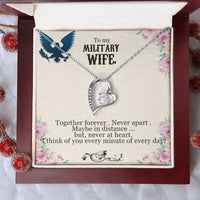 Load image into Gallery viewer, Forever Military Wife Heart
