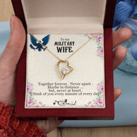 Load image into Gallery viewer, Forever Military Wife Heart
