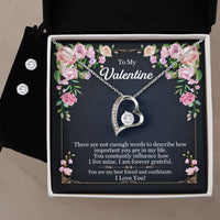 Load image into Gallery viewer, Forever my valentine earings and necklace
