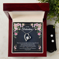 Load image into Gallery viewer, Forever my valentine earings and necklace
