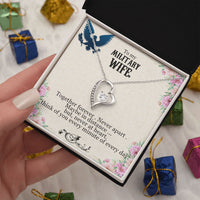 Load image into Gallery viewer, Forever Military Wife Heart
