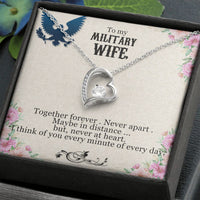 Load image into Gallery viewer, Forever Military Wife Heart

