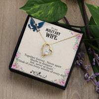 Load image into Gallery viewer, Forever Military Wife Heart
